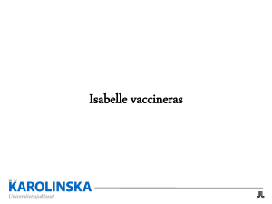 Isabelle vaccineras