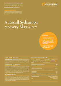 Autocall Sydeuropa recovery Max nr 1971