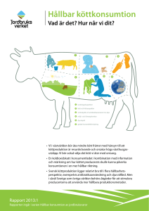 Hållbar köttkonsumtion