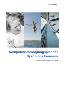 Kompetensförsörjningsplan för Nyköpings kommun