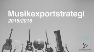 Läs Musikexportstrategi 2015/2016 som  här