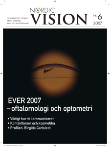 EVER 2007 – oftalomologi och optometri