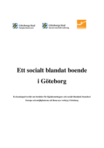 Ett socialt blandat boende i Göteborg