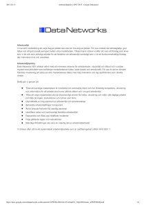 Arbetsmiljöpolicy DNV 2015 - Google Dokument