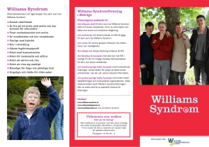 Williams Syndr9m - Williams syndromförening