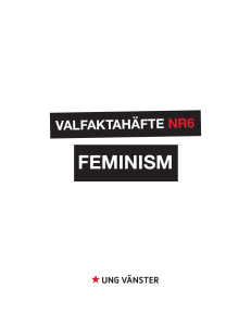 feminism - Ung Vänster