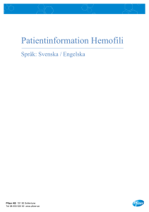 Patientinformation Hemofili