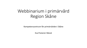 Webbinarium - Region Skåne