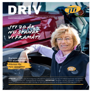 Driv Våren/Sommaren 2015 - Ett magasin från JTI