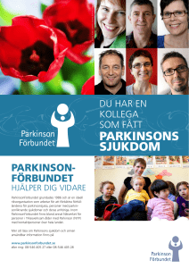 parkinsons sjukdom - Parkinsonförbundet
