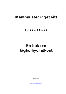 Mamma äter inget vitt - min bok om low carb (PDF-fil)