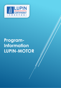 Program- Information LUPIN-MOTOR