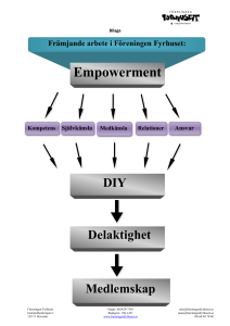 Empowerment - Föreningen Fyrhuset