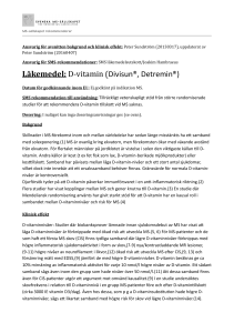 D-vitamin och MS - svenska ms