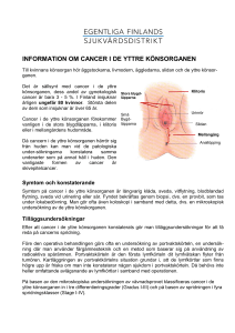 information om cancer i de yttre könsorganen - Hoito