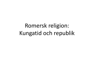 10. Romersk religion HT 16