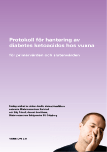 Protokoll för hantering av diabetes ketoacidos hos vuxna