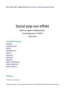 Social pop-out effekt
