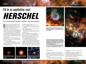 Ett år av upptäckter med Herschel