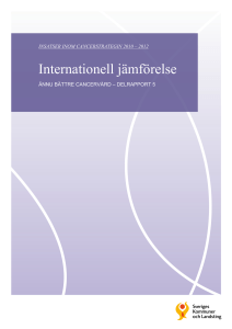 Internationell jämförelse - Sveriges Kommuner och Landsting