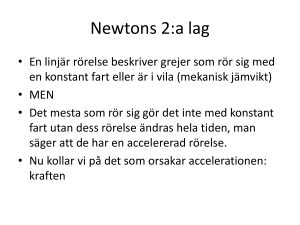 Newtons 2:a lag