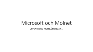 Microsoft och Molnet