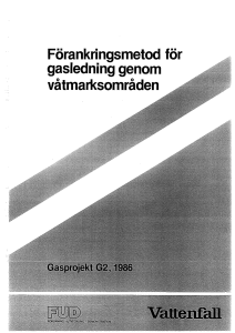 SVSS 1986-11-18 Förankringsmetod för gasledning genom