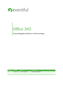 Office 365 - Webbplats