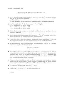 “Strövt˚ag i matematikens värld” Problemlapp 10