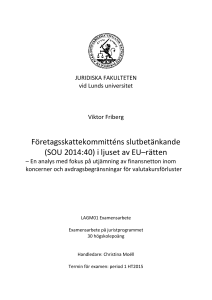 SOU 2014:40 - Lund University Publications