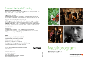Musikprogram - Danderyds Församling