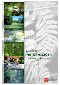 Värdefulla naturmiljöer i Hallsbergs kommun