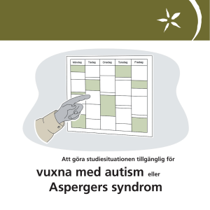 vuxna med autism eller Aspergers syndrom