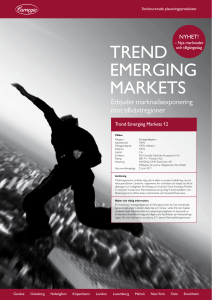 trend emerging markets