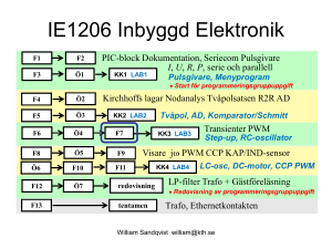 IE1206 Inbyggd Elektronik