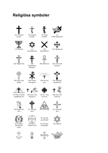 Symboler för dödsannons