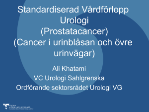 Standardiserad Vårdförlopp Urologi (Prostatacancer) (Cancer i