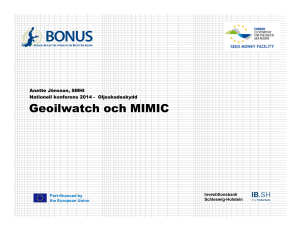 07. Geoilwatch och MIMIC, Anette Jönsson SMHI