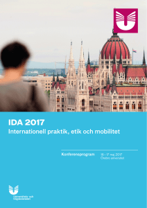 IDA 2017 - Universitets