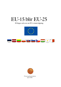 EU-15 blir EU-25