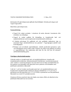 Tygacil (tigecyklin) DHPC 2011-03-18