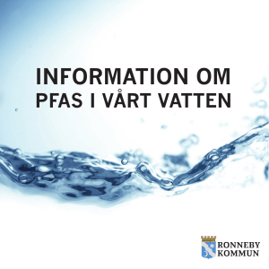 Informationsbroschyr om PFAS i vårt dricksvatten