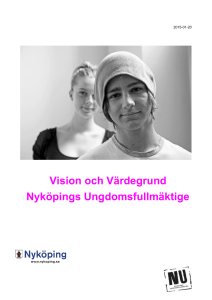 Vision och Värdegrund Nyköpings Ungdomsfullmäktige