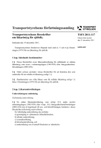 TSFS 2011:117 - Transportstyrelsen
