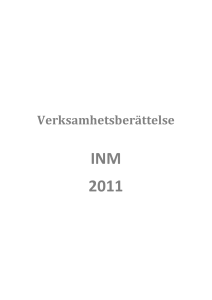 INM 2011 - Integrerad Närsjukvård Malmö