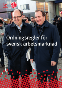Ordningsregler för svensk arbetsmarknad