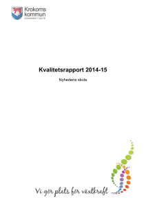 Kvalitetsrapport 2014-15