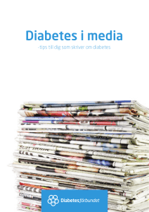 Diabetes i media - Svenska Diabetesförbundet