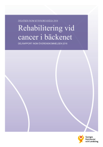 Rehabilitering vid cancer i bäckenet