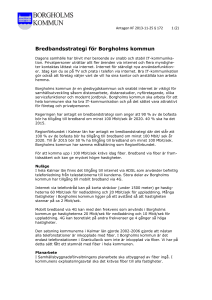 Bredbandsstrategi för Borgholms kommun